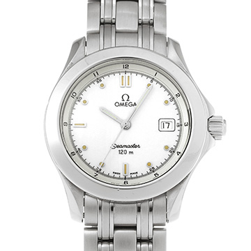 オメガ シーマスター 120 2511.20 ホワイト メンズ 時計 【中古】【wristwatch】