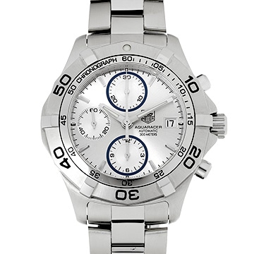 タグ ホイヤー アクアレーサー クロノグラフ  CAF2111.BA0809 シルバー メンズ 時計 【中古】【wristwatch】