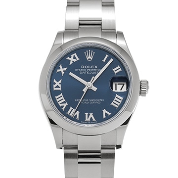 ロレックス デイトジャスト 31 278240 ブライトブルー ユニセックス 時計 【中古】【wristwatch】