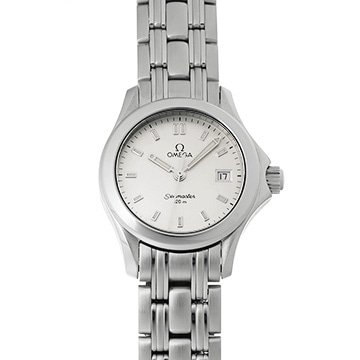 オメガ シーマスター 120 クォーツ 2581.33 シルバー レディース 時計 【中古】【wristwatch】