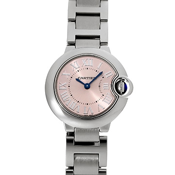 カルティエ バロンブルー ドゥ カルティエ 28mm W6920038 ピンク レディース 時計 【中古】【wristwatch】