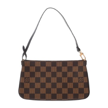 ルイ ヴィトン ダミエ ナヴォナ ブラウン N51983 ダミエキャンバス レディース 【中古】【bag】