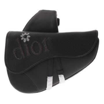 ディオール Saddle バッグ ブラック グレインドカーフ ユニセックス バッグ 【中古】【bag】