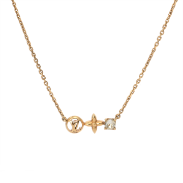 ルイ ヴィトン プティ ルイ ゴールド M00368 メタル/ストラス レディース ジュエリー 【中古】【jewelry】