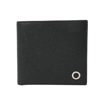 ブルガリ コンパクト ウォレット ブルガリブルガリマン ブラック 30396 レザー レディース 財布 【中古】【purse】