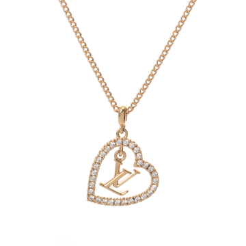 ルイ ヴィトン マイ LV ハート ゴールド M02389 メタル/ラインストーン レディース ジュエリー 【中古】【jewelry】