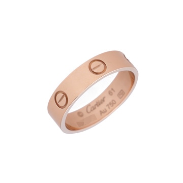 カルティエ ラブリング #61 ゴールド K18ピンクゴールド PG レディース ジュエリー 【中古】【jewelry】