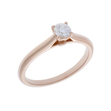 カルティエ 1895ソリテール リング #50 ゴールド N4226650 K18ピンクゴールド PG レディース ジュエリー 【中古】【jewelry】