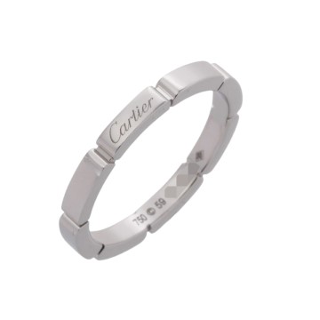 カルティエ マイヨンパンテール リング #59 シルバー CRB4221049 K18ホワイトゴールド WG レディース ジュエリー 【中古】【jewelry】