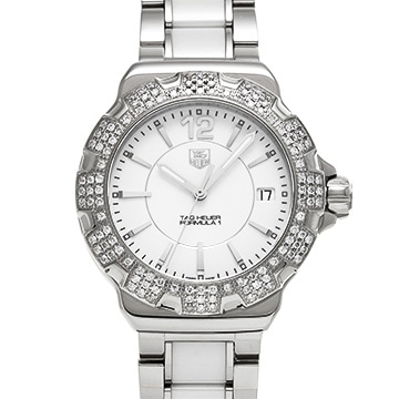 タグ ホイヤー フォーミュラ1 クォーツ WAH1218.BA0861 ホワイト レディース 時計 【中古】【wristwatch】