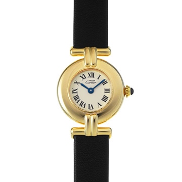 カルティエ マスト コリゼ  ヴェルメイユ SM W1000653 アイボリー レディース 時計 【中古】【wristwatch】