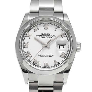 ロレックス デイトジャスト 41 126300 ホワイト メンズ 時計 【中古】【wristwatch】