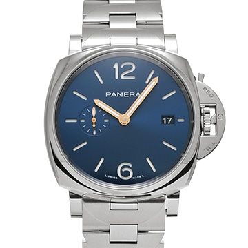 パネライ ルミノール ドゥエ 42mm PAM01124 ブルー メンズ 時計 【中古】【wristwatch】