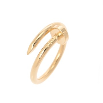 カルティエ ジュストアンクル リング #91 ゴールド K18イエローゴールド YG レディース ジュエリー 【中古】【jewelry】