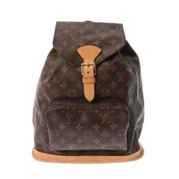 ルイ ヴィトン モノグラム モンスリ GM ブラウン M51135 モノグラムキャンバス レディース バッグ 【中古】【bag】