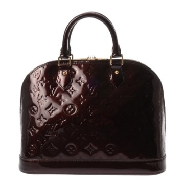 ルイ ヴィトン モノグラムヴェルニ アルマ PM アマラント M91611 ヴェルニ レディース バッグ 【中古】【bag】