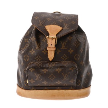 ルイ ヴィトン モノグラム モンスリ MM ブラウン M51136 モノグラムキャンバス レディース バッグ 【中古】【bag】