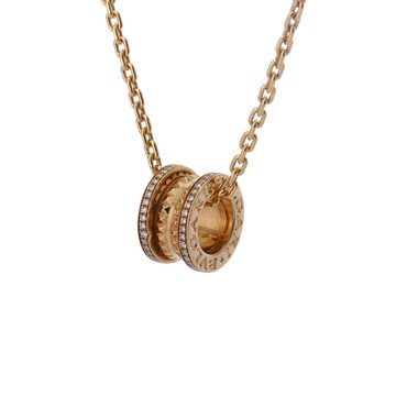 ブルガリ B.ZERO1 ロック ネックレス ゴールド 358349 K18イエローゴールド YG ユニセックス ジュエリー 【中古】【jewelry】