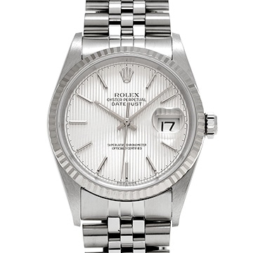 ロレックス デイトジャスト 36 16234 シルバータペストリー メンズ 時計 【中古】【wristwatch】