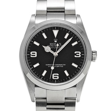 ロレックス エクスプローラー 114270 ブラック メンズ 時計 【中古】【wristwatch】