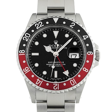 ロレックス GMTマスターII 16710 ブラック メンズ 時計 【中古】【wristwatch】