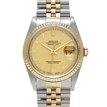 ロレックス デイトジャスト 16233 シャンパン メンズ 時計 【中古】【wristwatch】