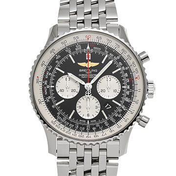 ブライトリング ナビタイマー B01 クロノ 46 AB012721/BD09 ブラック/シルバー メンズ 時計 【中古】【wristwatch】