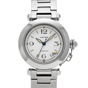 カルティエ パシャC W31015M7 ホワイト ユニセックス 時計 【中古】【wristwatch】