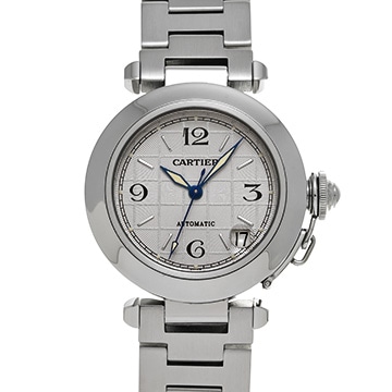 カルティエ パシャC W31023M7 シルバー ユニセックス 時計 【中古】【wristwatch】