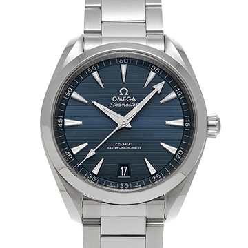オメガ シーマスター アクアテラ コーアクシャル 220.10.41.21.03.004 ブルー メンズ 時計 【中古】【wristwatch】