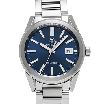 タグ ホイヤー カレラ クォーツ WBG1310.FT6115 ブルー メンズ 時計 【中古】【wristwatch】