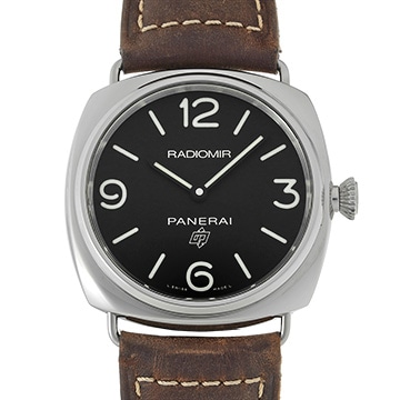 パネライ ラジオミール ベース ロゴ PAM00753 ブラック メンズ 時計 【中古】【wristwatch】