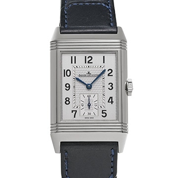 ジャガー ルクルト レベルソ クラシック ラージ スモールセコンド Q3858522 シルバーグレー メンズ 時計 【中古】【wristwatch】
