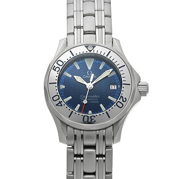 オメガ シーマスター 300 2283.80 ブルー レディース 時計 【中古】【wristwatch】
