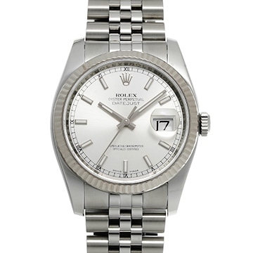 ロレックス デイトジャスト 116234 シルバー メンズ 時計 【中古】【wristwatch】