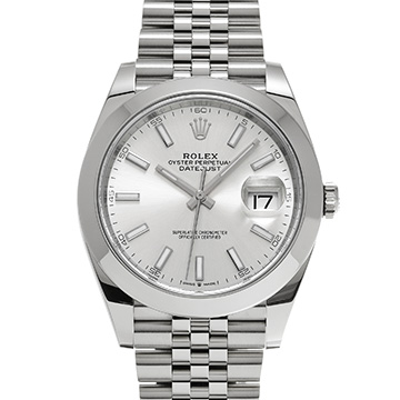 ロレックス デイトジャスト 41 126300 シルバー メンズ 時計 【中古】【wristwatch】