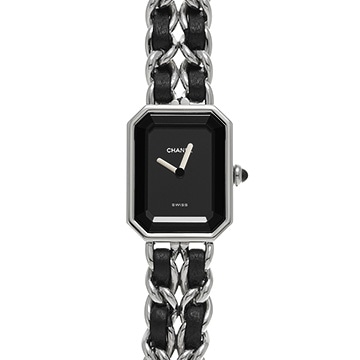 シャネル プルミエール L H0451 ブラック レディース 時計 【中古】【wristwatch】