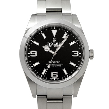 ロレックス エクスプローラー 214270 ブラック メンズ 時計 【中古】【wristwatch】
