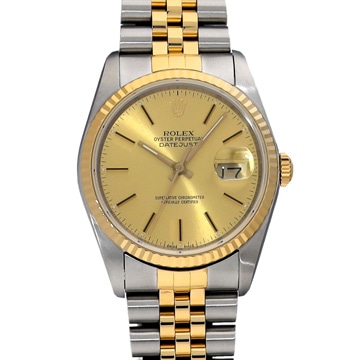 ロレックス デイトジャスト 36 16233 シャンパン メンズ 時計 【中古】【wristwatch】