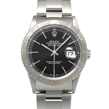 ロレックス デイトジャスト サンダーバード 16264 ブラック メンズ 時計 【中古】【wristwatch】