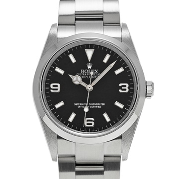 ロレックス エクスプローラー 114270 ブラック メンズ 時計 【中古】【wristwatch】