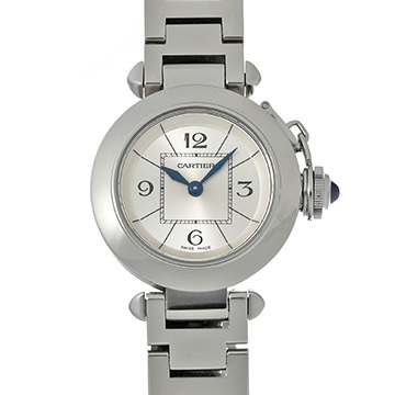 カルティエ ミスパシャ W3140007 シルバー レディース 時計 【中古】【wristwatch】