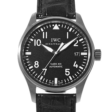 IWC パイロットウォッチ マーク XVI IW325501 ブラック メンズ 時計 【中古】【wristwatch】