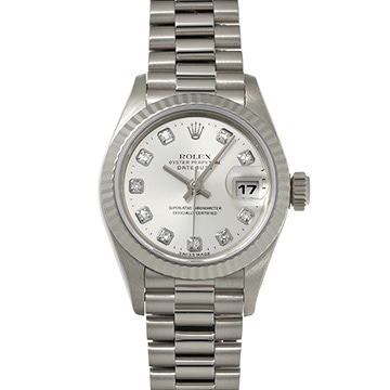 ロレックス レディ デイトジャスト 79179G シルバー/ダイヤモンド レディース 時計 【中古】【wristwatch】