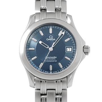 オメガ シーマスター 120 2501.81 ブルー メンズ 時計 【中古】【wristwatch】