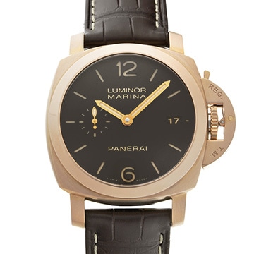 パネライ ルミノール 1950 PAM00393 ブラウン メンズ 時計 【中古】【wristwatch】