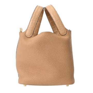 エルメス ピコタンロック タッチPM チャイ トリヨンクレマンス/アリゲーターマット レディース バッグ 【未使用】【bag】