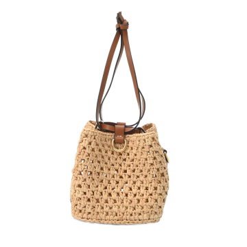 ルイ ヴィトン ノエ パース ナチュラル/タン M83521 ラフィア/レザー レディース バッグ 【中古】【bag】