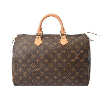 ルイ ヴィトン モノグラム スピーディ 35 ブラウン M41524 モノグラムキャンバス レディース バッグ 【中古】【bag】