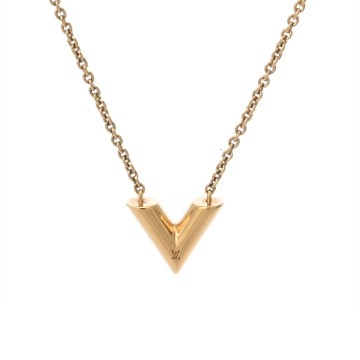 ルイ ヴィトン エセンシャルV 新型 ゴールド M00857 メタル レディース ジュエリー 【中古】【jewelry】